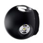 LED WALL LIGHT CREE AC220-240V 4W IP54 440LM BLACK BODY 3000K