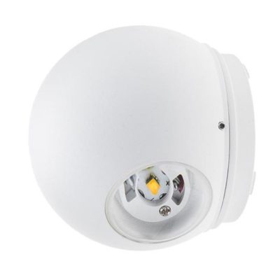 LED WALL LIGHT CREE AC220-240V 6W IP54 660LM WHITE BODY 3000K