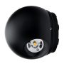 LED WALL LIGHT CREE AC220-240V 6W IP54 660LM BLACK BODY 3000K