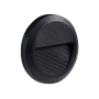 LED STEP LIGHT ROUND BLACK 2W 4200K AC220-240V IP