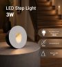 LED STEP LIGHT ROUND WHITE 3W 4200K 120LM AC220-240V IP