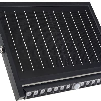 LED SOLAR WALL LIGHT 6Ah/3.2V 1200lm PIR IP