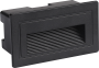 LED STEP LIGHT SQUARE BLACK 3W 180LM 4200K AC220-240V IP