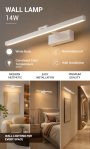 LED MIRROR/WALL LIGHT 14W 910LM 220V 3000K WHITE BODY