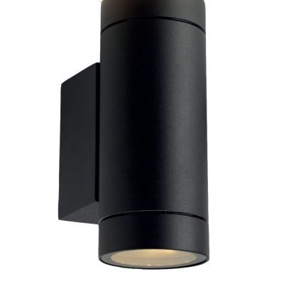 WALL LAMP ALUMINIUM BLACK BODY IP54 2*GU10 SOCKET AC220-240V