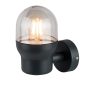 WALL LAMP ALUMINIUM BLACK BODY IP44 1*E27 SOCKET AC220-240V