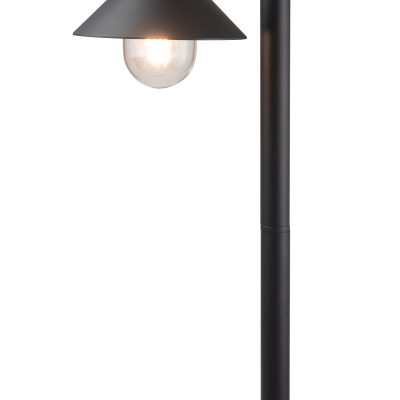 GARDEN LAMP ALUMINIUM BLACK BODY IP44 1*E27 SOCKET AC220-240V