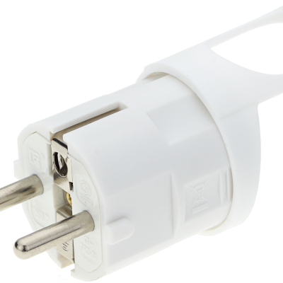 POWER PLUG IP20 16A, 230V, Max3500W – WHITE