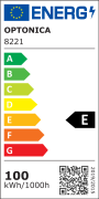 LED SQUARE HIGH BAY 200W 220-240V 100lm/w 4500K 90° IP
