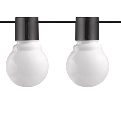 SOLAR STRING LIGHT 7M+2M(POWER CABLE) 2800K 4.5V MILKY
