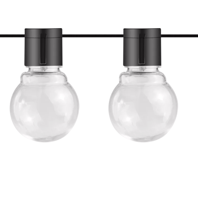 SOLAR STRING LIGHT 7M+2M(POWER CABLE) 2800K 4.5V CLEAR
