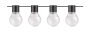 SOLAR STRING LIGHT 7M+2M(POWER CABLE) 2800K 4.5V CLEAR