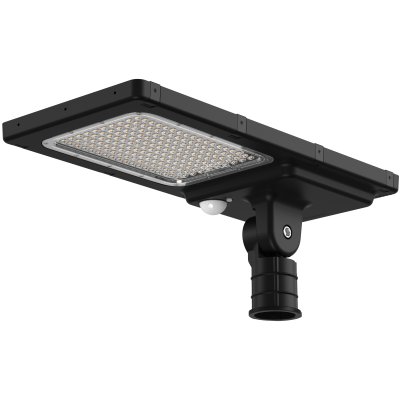 LED HYBRID-SOLAR/AC STREET LIGHT 6600LM/40W 12Ah/9.6V IP65 4000K+6000K + REMOTE CONTROL