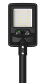 LED SOLAR STREET LIGHT 4500LM 25Ah IP65 6000K + REMOTE CONTROL