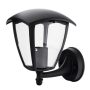 WALL LIGHT UP MATT BLACK ALUMINIUM 1*E