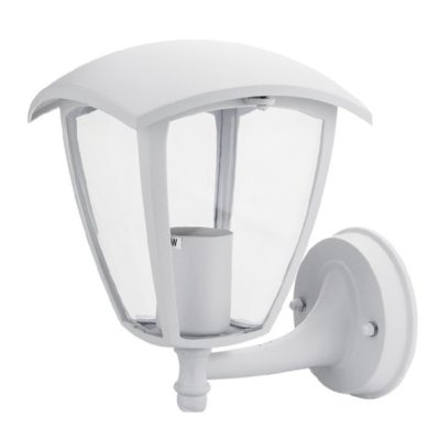 WALL LIGHT UP MATT WHITE ALUMINIUM 1*E