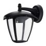 WALL LIGHT DOWN MATT BLACK ALUMINIUM 1*E