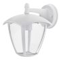 WALL LIGHT DOWN MATT WHITE ALUMINIUM 1*E
