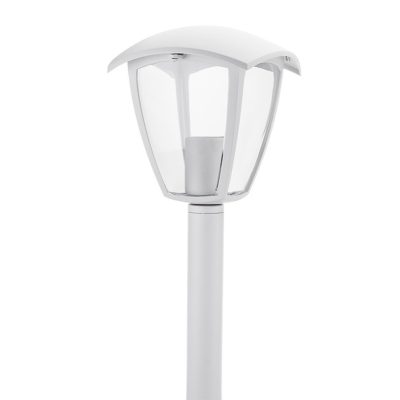 LAWN LAMP 60CM MATT WHITE ALUMINIUM 1*E
