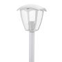 LAWN LAMP 60CM MATT WHITE ALUMINIUM 1*E