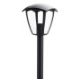LAWN LAMP 90CM MATT BLACK ALUMINIUM 1*E