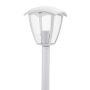 LAWN LAMP 90CM MATT WHITE ALUMINIUM 1*E