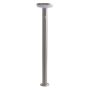 LED SOLAR LAWN LAMP SS-BRUSHED ALUMINIUM 4.4W 600lm/60lm IP44 3.7V SENSOR