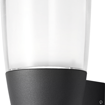 WALL LIGHT 1*7W 490LM 3000K 220-240V/50-60Hz IP54 – DARK GREY