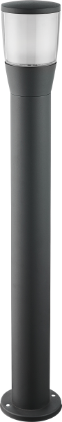 LAWN LAMP 1*7W 490LM 3000K 220-240V/50-60Hz IP54 - DARK GREY