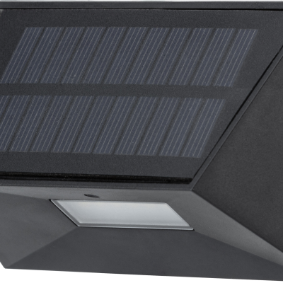 LED SOLAR WALL LIGHT 3.7V/1200mAH 0.5W 40LM IP65 3000K