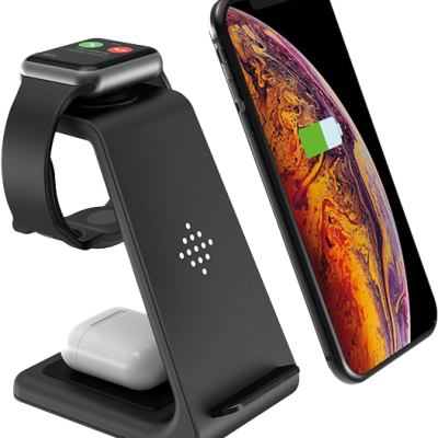 WIRELESS CHARGER 3in1 PHONE STAND FOR SAMSUNG