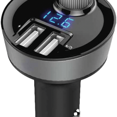 BLUETOOTH FM TRANSMITTER CAR CHARGER WITH MP3 PLAYER