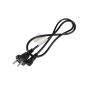 BLACK OUTDOOR STRING LIGHT 10PCS/E27 IP65 6M SUSPENDED SOCKETS